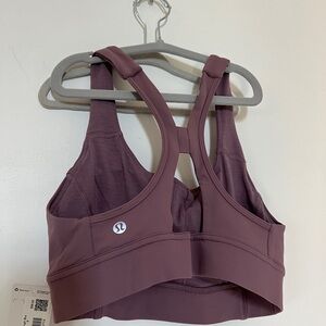 New ❤️ lululemon 6 power through bra - Plum color Sports Bra 6